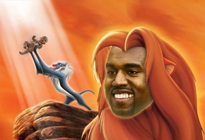 How Kanye Now Pictures Himself