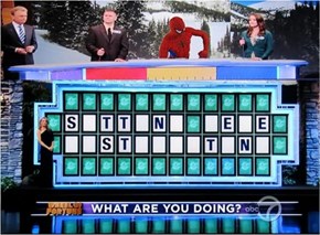 Spider-Man on Wheel of Fortune