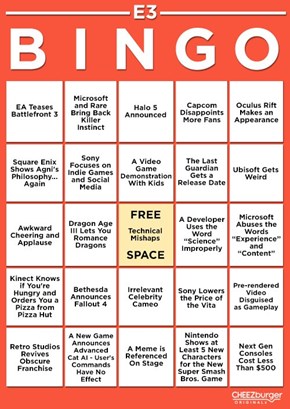 Get Ready for E3 2013 With E3 Bingo