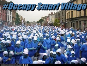 #Occupy Smurf Village
