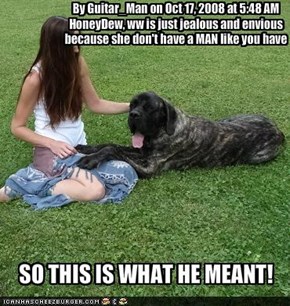 So thats what he meant!