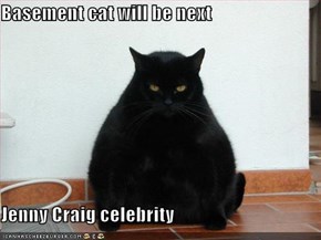 Basement cat will be next  Jenny Craig celebrity
