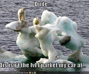Dude....  Dis isn't the lvl I parket my car at...