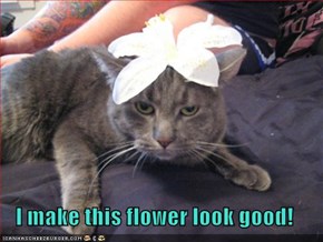 I make this flower look good!