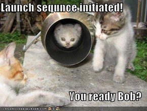 Launch sequnce initiated!  You ready Bob?