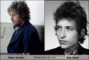 Adam Sandler TotallyLooksLike.com Bob Dylan