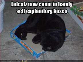 Lolcatz now come in handy self explanitory boxes