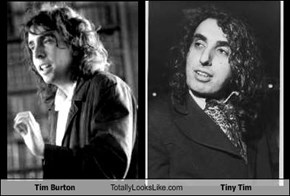 Tim Burton Totally Looks Like Tiny Tim