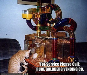 For Service Please Call:RUBE GOLDBERG VENDING CO.