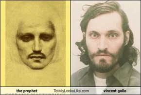 the prophet Totally Looks Like vincent gallo