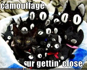 camouflage  ur gettin' close