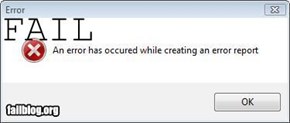 Error Report Fail