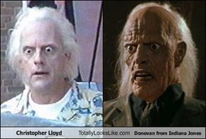 Christopher Lloyd Totally Looks Like Donovan from Indiana Jones