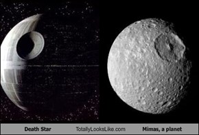 Death Star Totally Looks Like Mimas, a planet