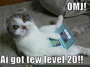 OMJ!  Ai got tew level 20!!