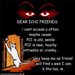 11/06/09 ICHC friends: