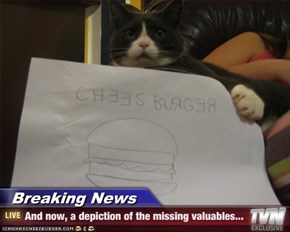 Breaking News - And now, a depiction of the missing valuables...