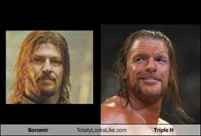 Boromir Totally Looks Like Triple H