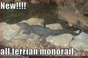 New!!!!  all terrian monorail