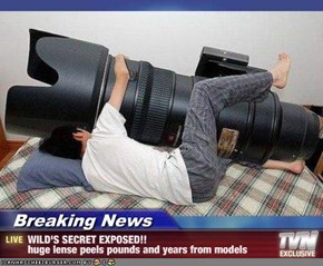 Breaking News - WILD'S SECRET EXPOSED!! huge lense peels pounds and years from models