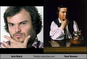 Jack Black Totally Looks Like Paul Revere