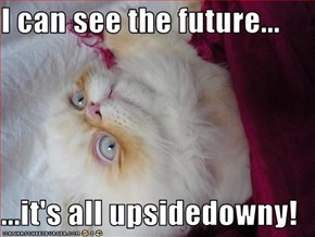 I can see the future...  ...it's all upsidedowny!