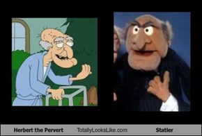 Herbert the Pervert Totally Looks Like Statler