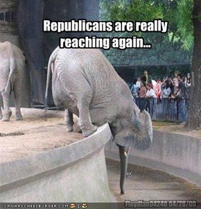 Republicans are really reaching again...