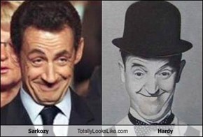 Sarkozy Totally Looks Like Hardy