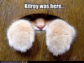 Kilroy was here...