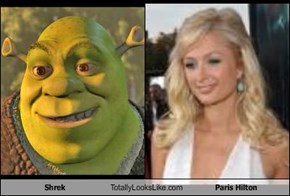Shrek Totally Looks Like Paris Hilton