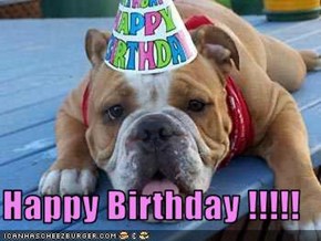 Happy Birthday !!!!!