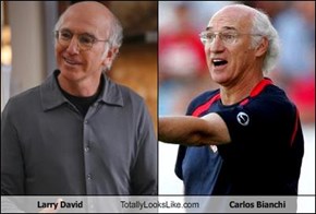 Larry David Totally Looks Like Carlos Bianchi