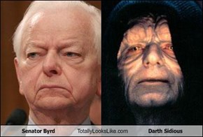 Senator Byrd Totally Looks Like Darth Sidious
