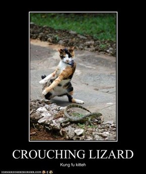 CROUCHING LIZARD