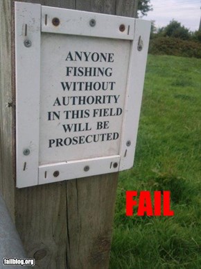 Fishing Fail