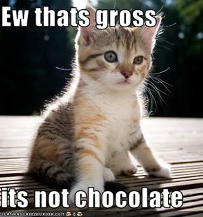 Ew thats gross  its not chocolate