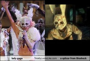 lady gaga Totally Looks Like a splicer from Bioshock