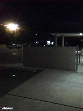 Fence Placement Fail