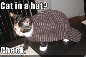 Cat in a hat?  Check.