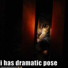 i has dramatic pose