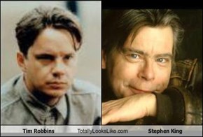Tim Robbins Totally Looks Like Stephen King