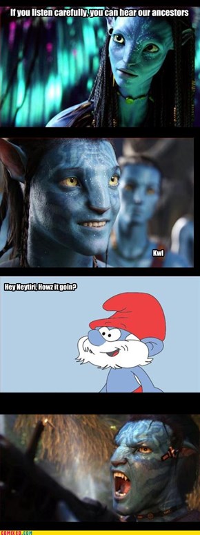 WE ARE NOT SMURFS!