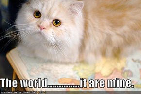 The world..............it are mine.