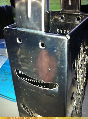 Charlie the cheese grater