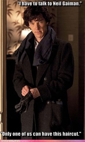 Sherlock Holmes Channeling Jack Donaghy 