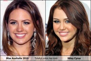 Miss Australia 2010   Totally Looks Like Miley Cyrus
