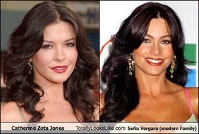 Catherine Zeta Jones Totally Looks Like Sofia Vergara (modern Family)