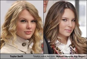Taylor Swift  Totally Looks Like Belinda (Mexican Pop Singer)