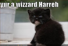 yur a wizzard Harreh